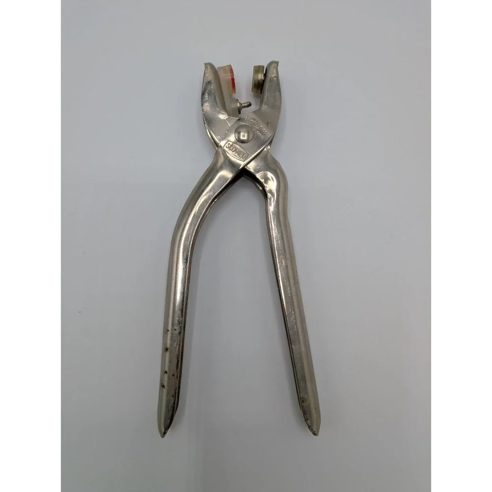 Vintage‎ Scovill Snap Metal Rivet Punch Grommet Pliers Tool, Oakville USA